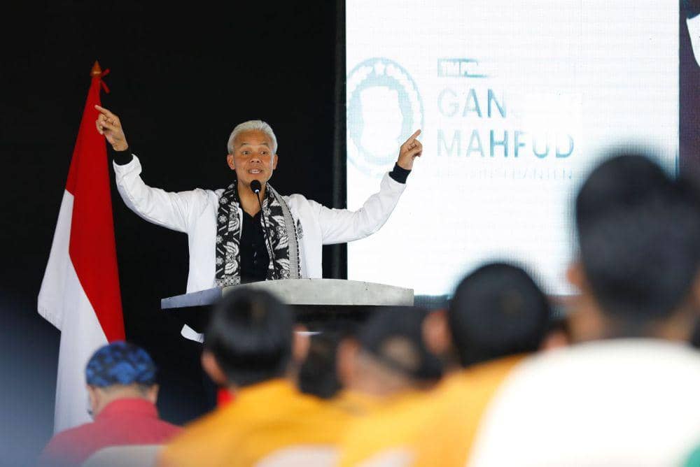 Ganjar Pranowo berkampanye di Serpong, Tangerang, Banten (IDN Times/Istimewa)