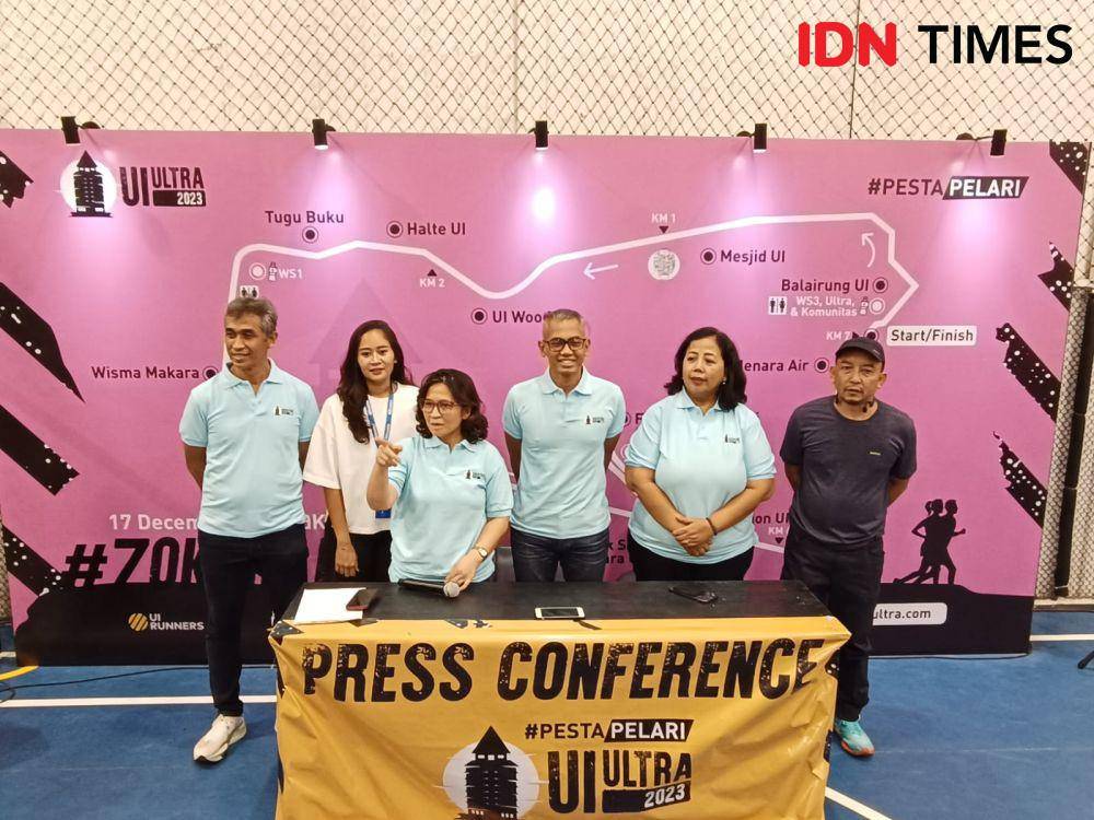 Jumpa pers UI Ultra 2023, Kamis (14/12/2023). (IDN Times/Tino).
