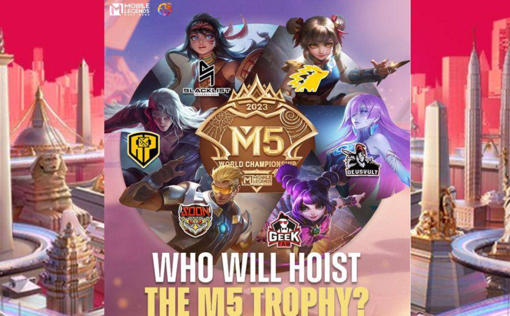 tim yang ikut perebutan tropi M5. (Instagram.com/mobilelegegendsgame)