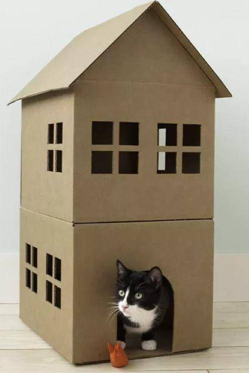 Rumah kardus bertingkat (marthastewart.com)