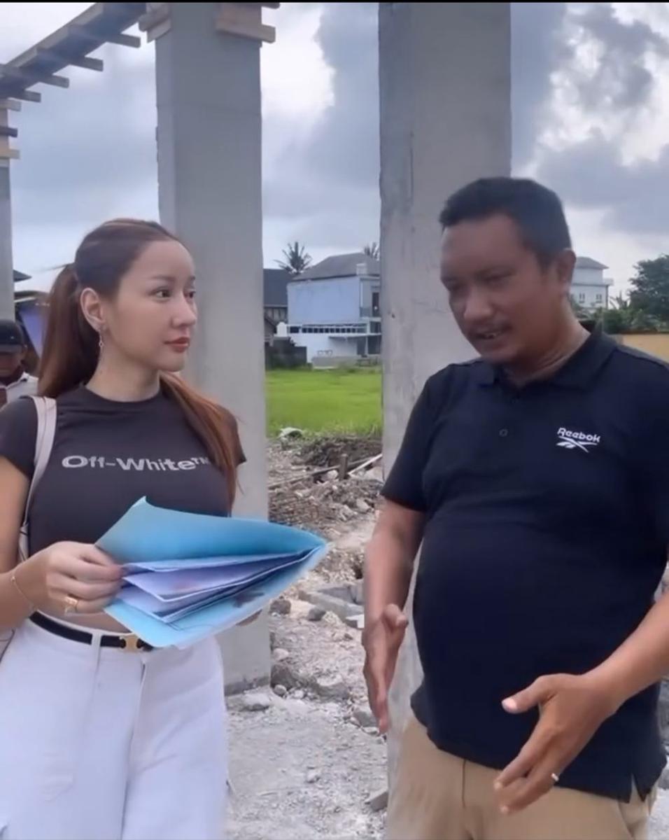 potret pembangunan villa Lucinta Luna di Canggu (instagram.com/lucintaluna_manjalita)