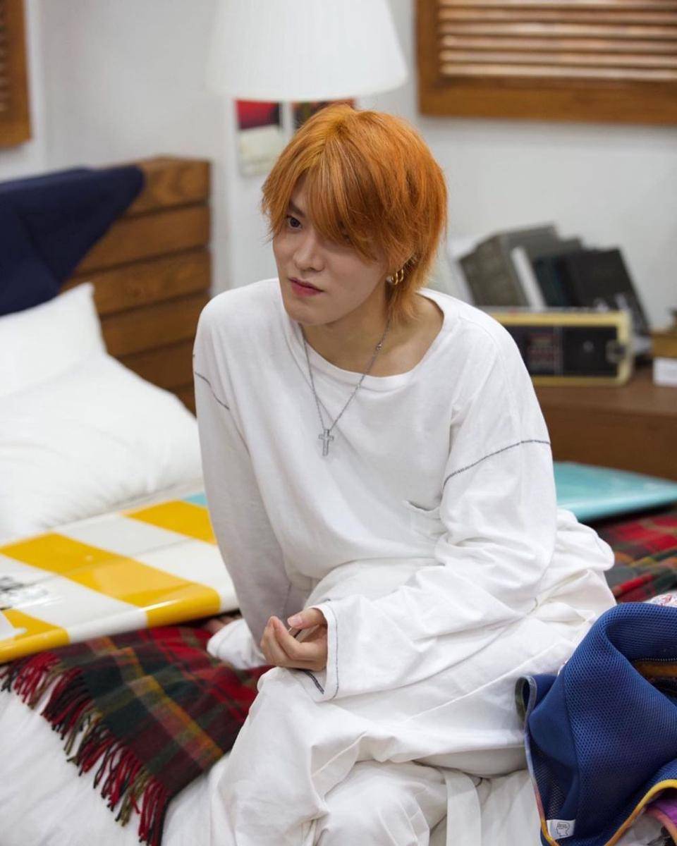 warna rambut ala Yuta NCT (instagram.com/yuu_taa_1026)
