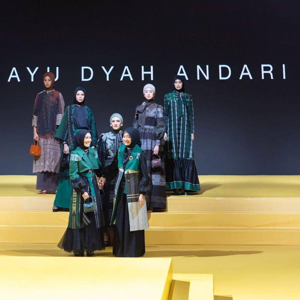 potret Dine Mutiara ikuti fashion show di Bandung (instagram.com/dine.pearl)