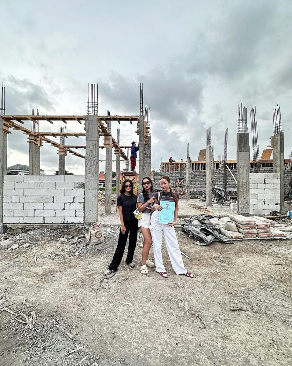 potret pembangunan villa Lucinta Luna di Canggu (instagram.com/lucintaluna_manjalita)