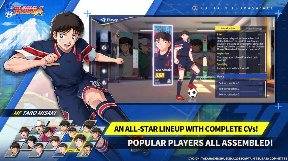 Game Captain Tsubasa: Ace menghadirkan karakter-karakter ikonik. (DeNA/Captain Tsubasa: Ace)
