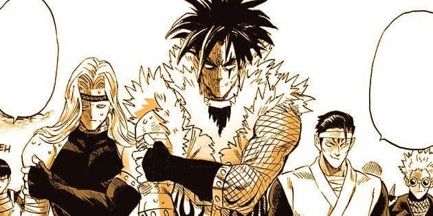 Wind dan Flame dipaksa untuk menyerang kedua musuh mereka ( Dok. tonarinoyj.jp/One Punch Man )