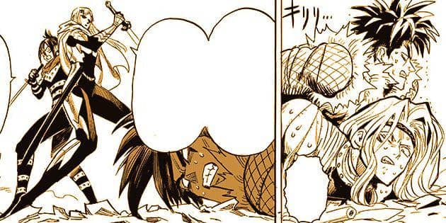 Flashy memperingatkan Wind dan Flame untuk tak bergerak sembarangan ( Dok. tonarinoyj.jp/One Punch Man )