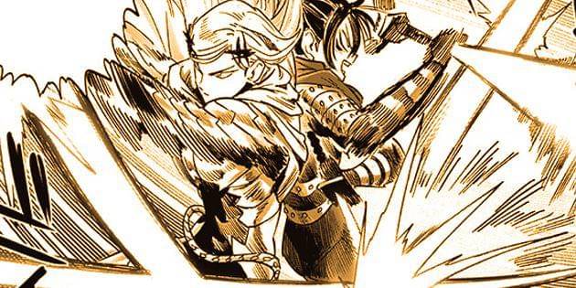 Sonic dan Flashy bertarung bersama ( Dok. tonarinoyj.jp/One Punch Man )