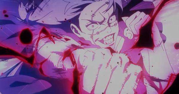 Mahito melancarkan Black Flash ( Dok. Mappa / Jujutsu Kaisen 2 )