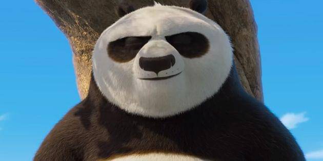 Po sedang bermeditasi ( Dok.  Universal Pictures / Kungfu Panda 4 )