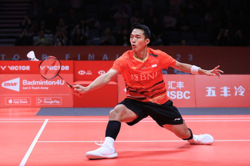 Jonatan Christie Gebuk Anders Antonsen di BWF World Tour Finals 2023