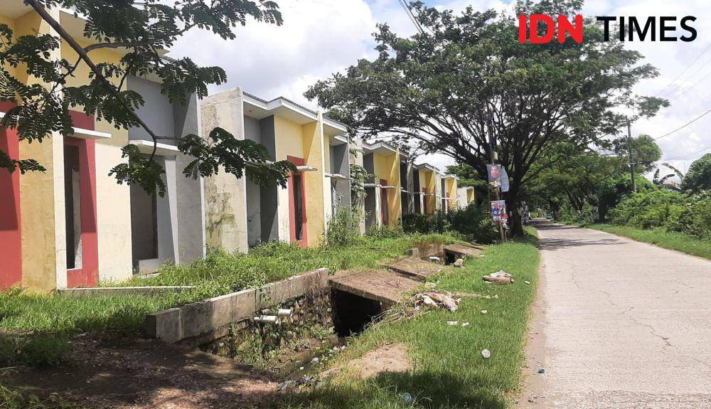 Perumnas Antang Blok 10 Makassar yang saban hari selalu dilanda banjir. IDN Times/Dahrul Amri Lobubun