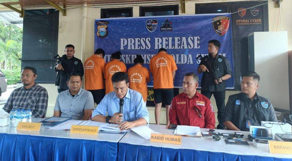 Pengungkapan kasus penipuan online penjual daster di Sulawesi Selatan/Istimewa