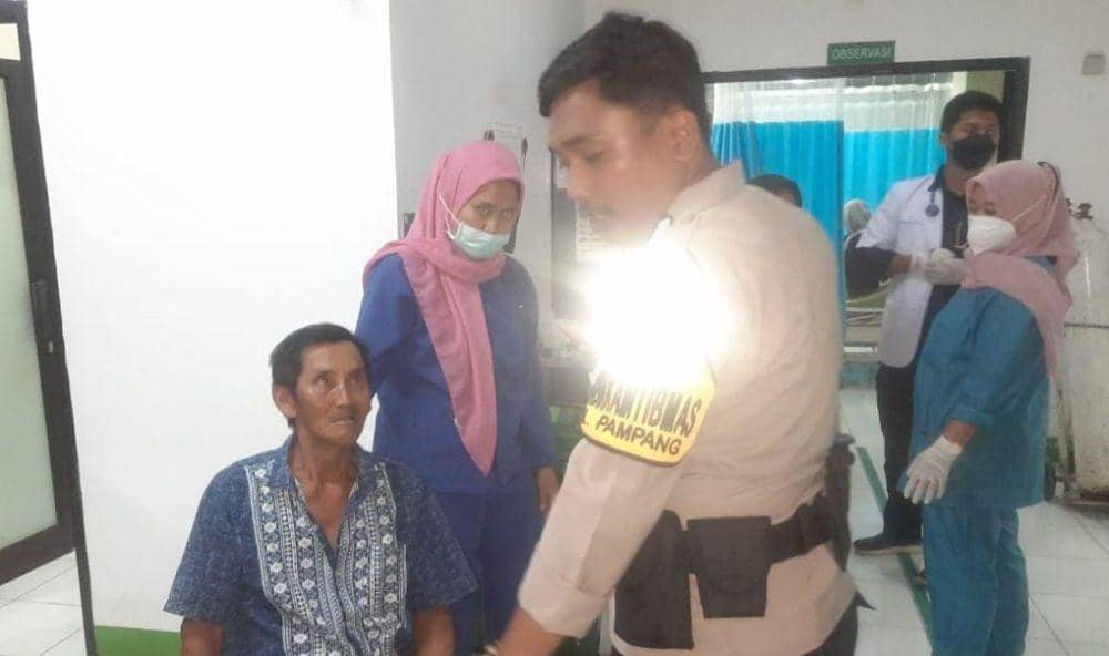 Seorang warga di Makassar digigit buaya muara/Istimewa
