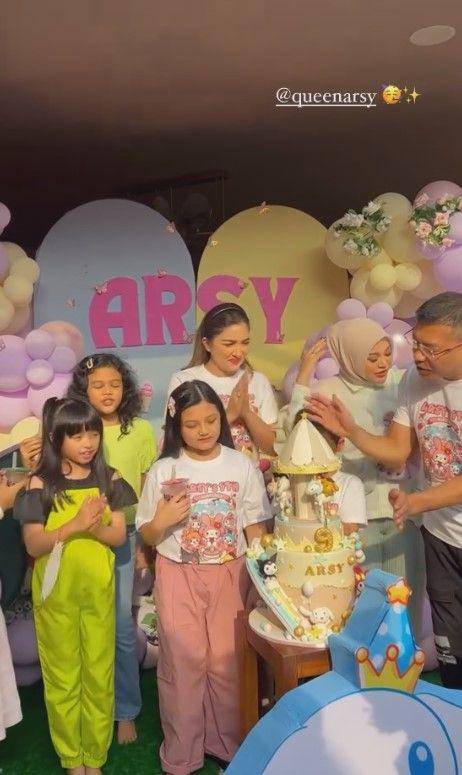 potret ulang tahun Arsy ke-9 (instagram.com/queenarsy)