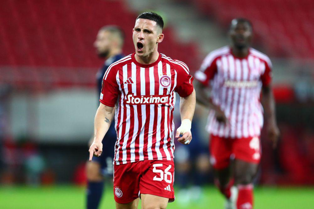 Olympiacos menang 5-2 atas Backa Topola pada pekan keenam Europa League 2023/2024. (olympiacos.org)
