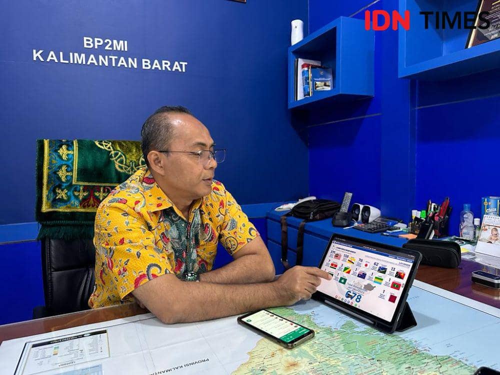 Kepala BP3MI Kalbar, AKBP Wawan Tri Kartika. (IDN Times/Teri).