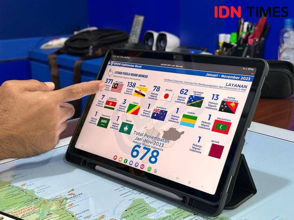 Jumlah PMI resmi di Malaysia hingga saat ini berjumlah 371 orang. (IDN Times/Teri).