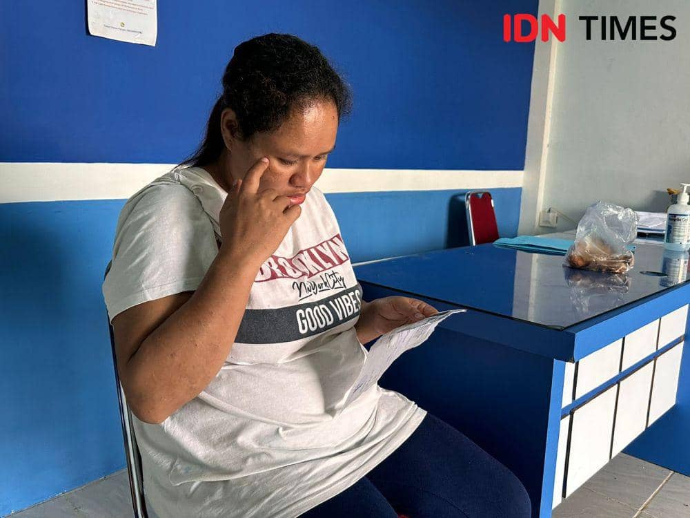 Maria minta pemerintah awasi kasus perdagangan orang. (IDN Times/Teri).