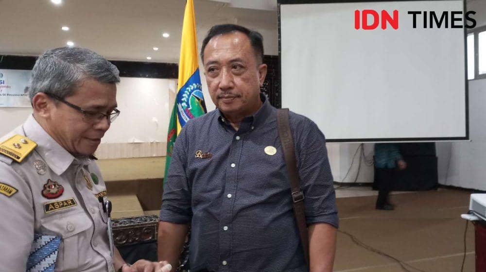 Kepala Bulog Divre NTB David Susanto. (IDN Times/Muhammad Nasir)