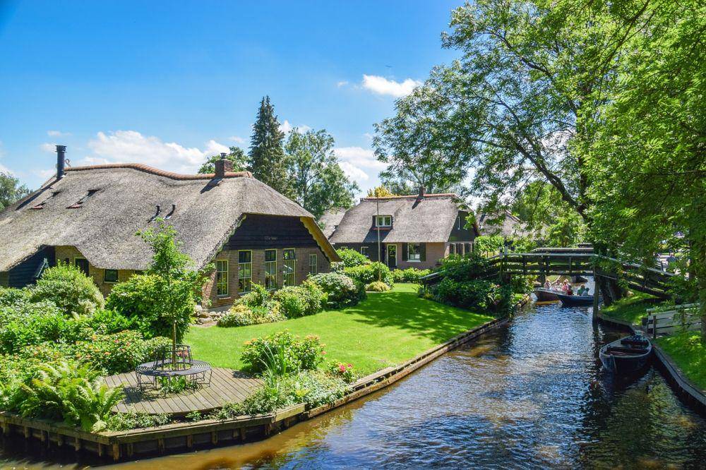 Potret pemandangan desa Giethoorn (Pixabay.com/3345557)