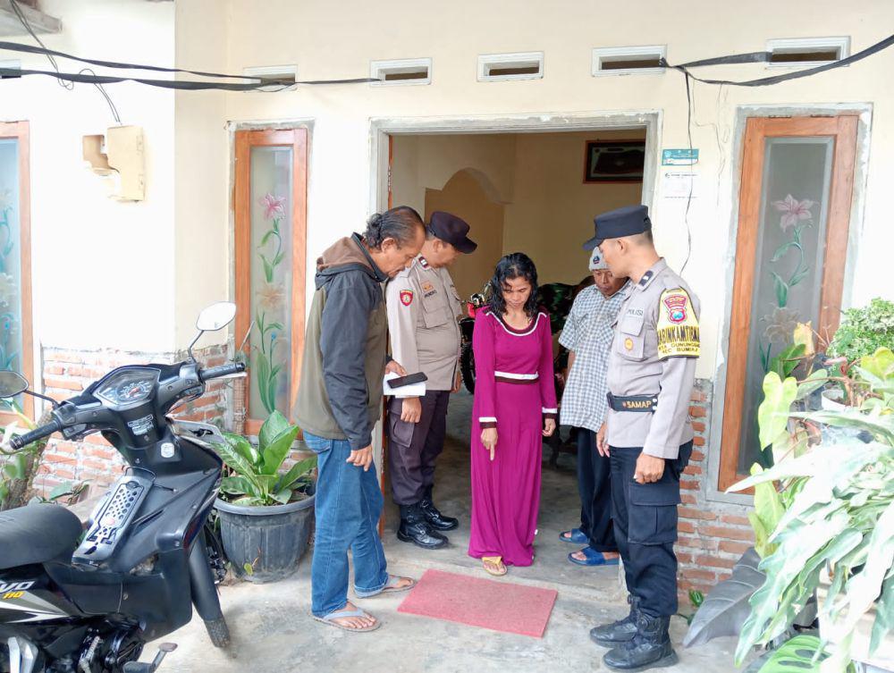 Lokasi bayi yang dibuang di Kota Batu. (Dok. Humas Polres Batu)
