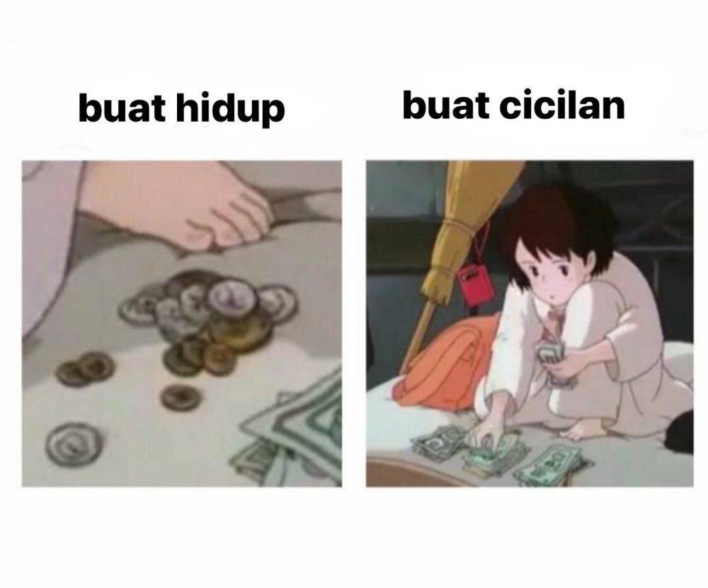 Meme mengatur keuangan (x.com/BantenChamp)
