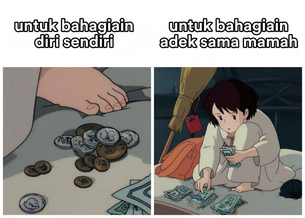 Meme mengatur keuangan (x.com/OHMYV3NUS)