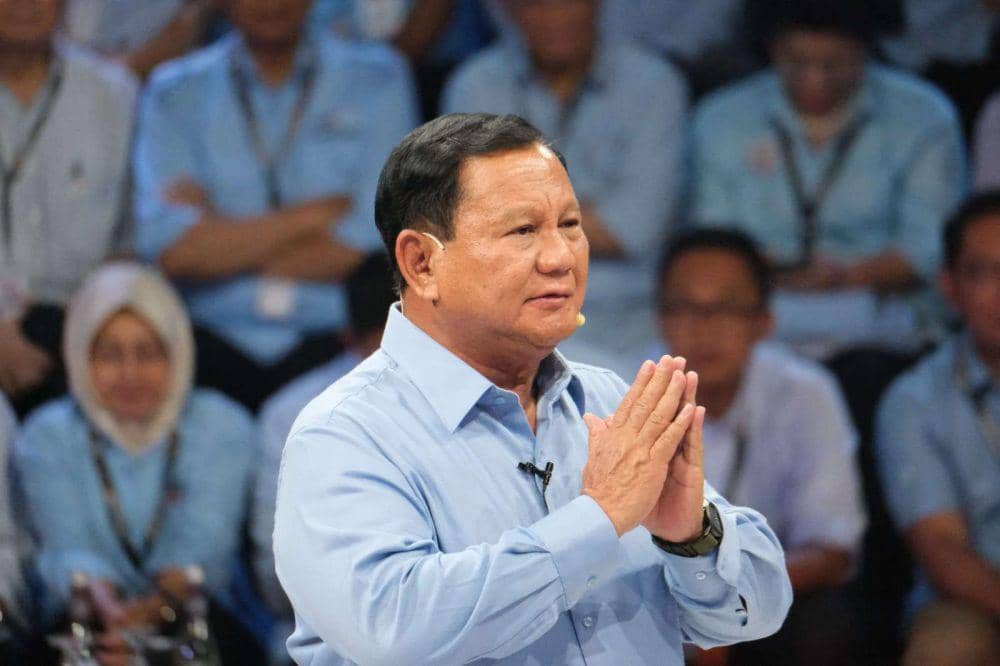 Ilustrasi Prabowo saat debat capres (RRI.co.id