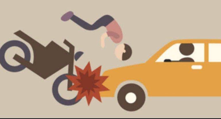 (Ilustrasi kecelakaan motor dan mobil) IDN Times/istimewa
