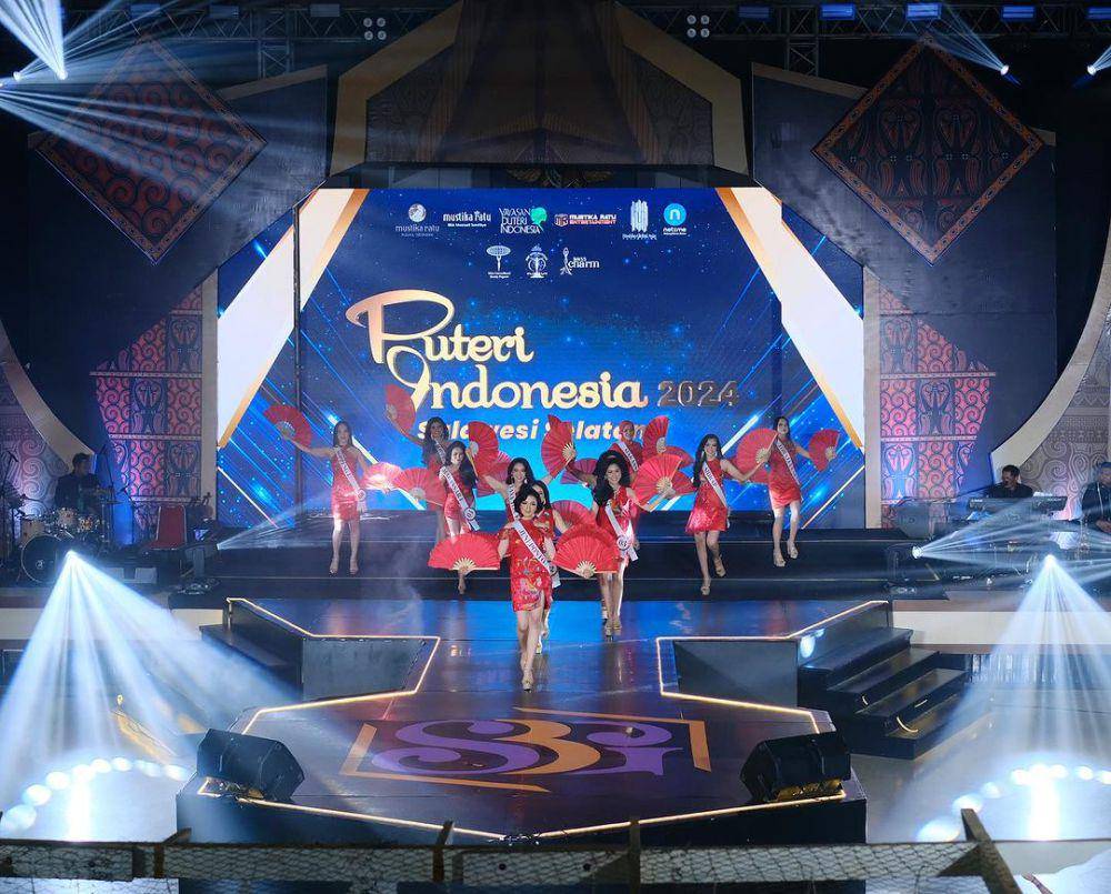 Potret Acara Grand Final Puteri Indonesia Sulawesi Selatan 2023 (Instagram.com/officialputeriindonesia)
