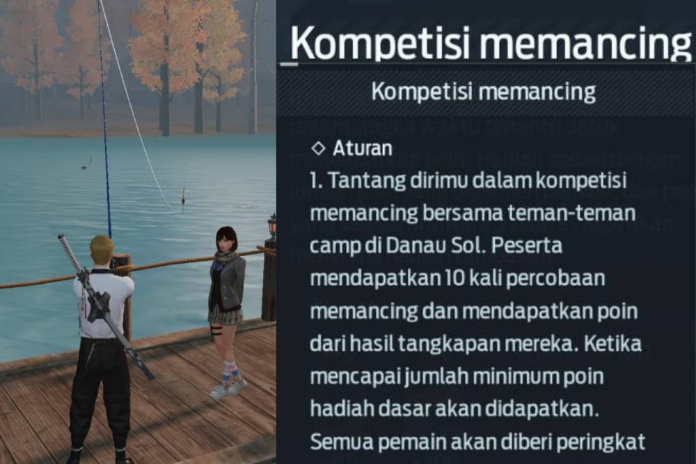 kompetisi memancing di Undawn (dok. Tencent Games/Undawn)