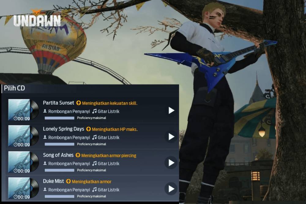 buff musik di Undawn (dok. Tencent Games/Undawn)