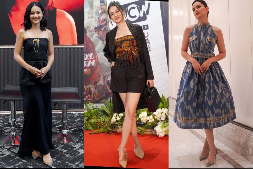 10  OOTD Etnik Clara Bernadeth, Tunjukkan Nuansa Khas Indonesia!