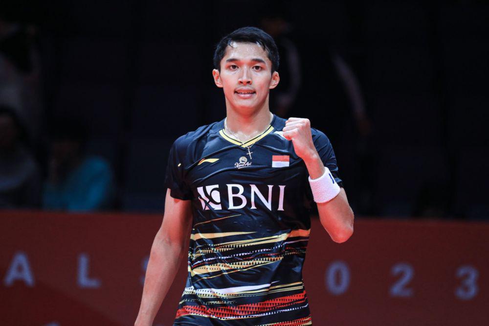 Jonatan Christie di BWF World Tour Finals 2023 (dok. PP PBSI)