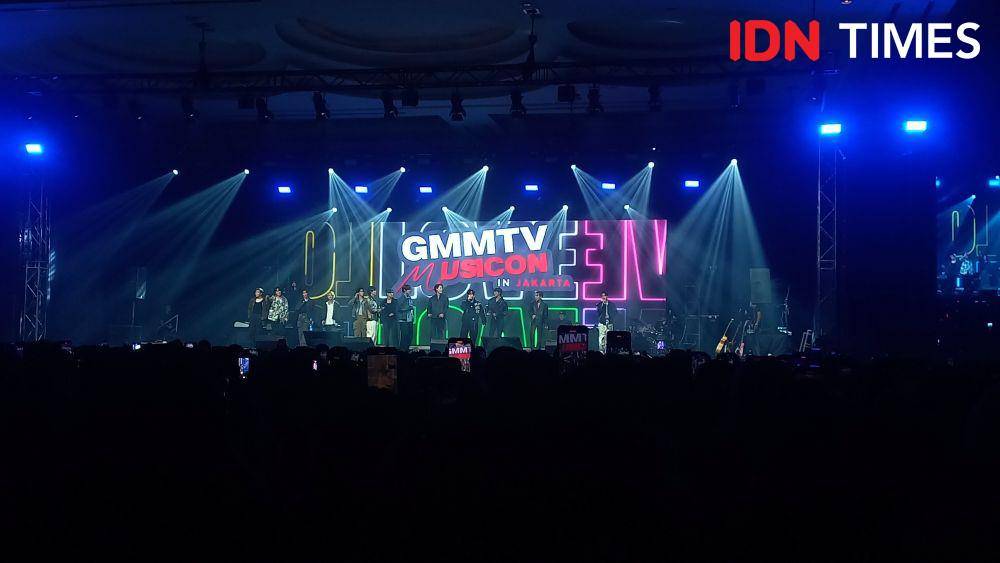 potret keseruan GMMTV Musicon in Jakarta 2023 pada Sabtu (16/12/2023) (IDN Times/Ines Suseno)