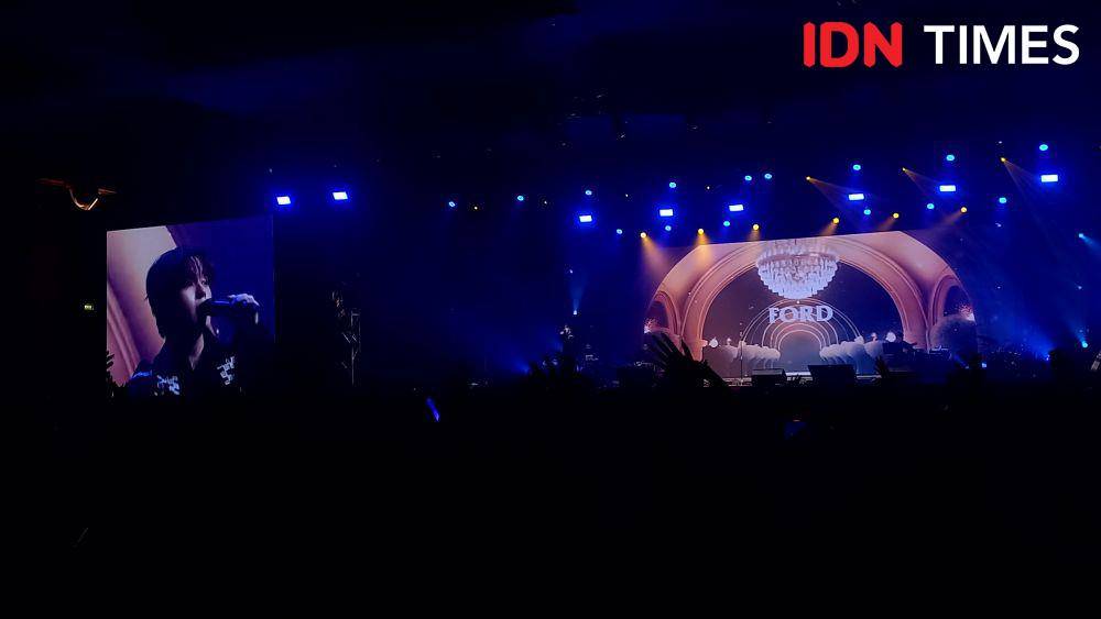 Potret Ford di GMMTV Musicon in Jakarta 2023 pada Sabtu (16/12/2023) (IDN Times/Ines Suseno)