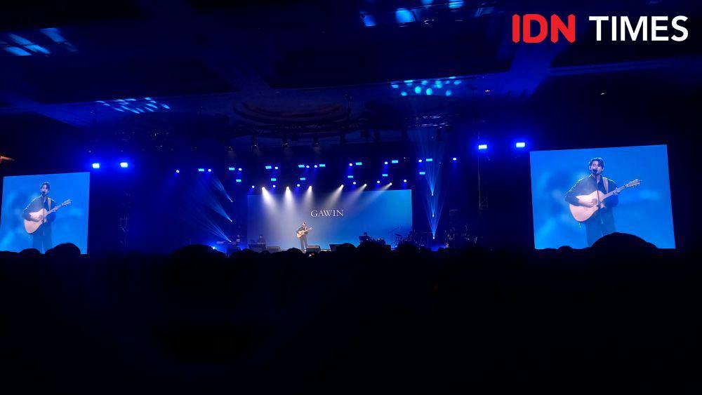 Potret Gawin di GMMTV Musicon in Jakarta 2023 pada Sabtu (16/12/2023) (IDN Times/Ines Suseno)
