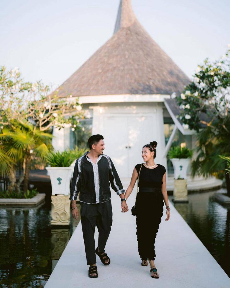 potret wedding anniversary Ryan Delon dan Sharena ke-10 (instagram.com/tail_wagging)