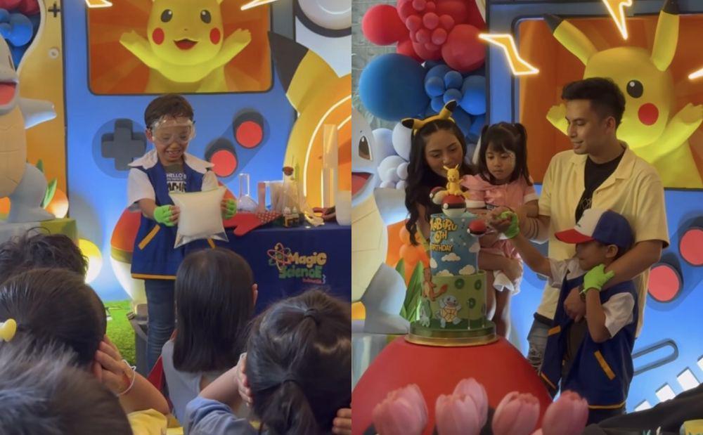 7 Potret Ultah ke-6 Xabiru Anak Rachel Vennya, Meriah Bertema Pokemon!