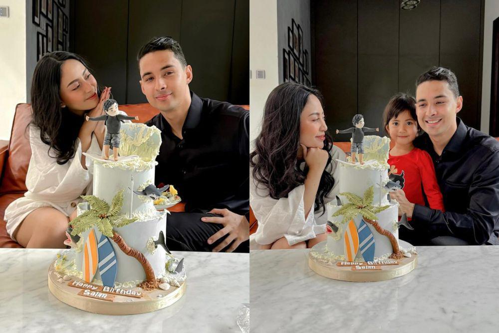 9 Potret Ultah Ke-29 Salim Nauderer Dirayakan Bareng Rachel Vennya