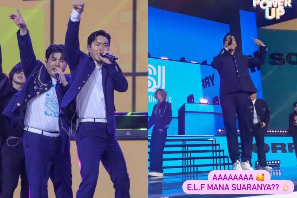 7 Potret Super Junior L.S.S di HUT Trans Media, Bikin Elf Bahagia