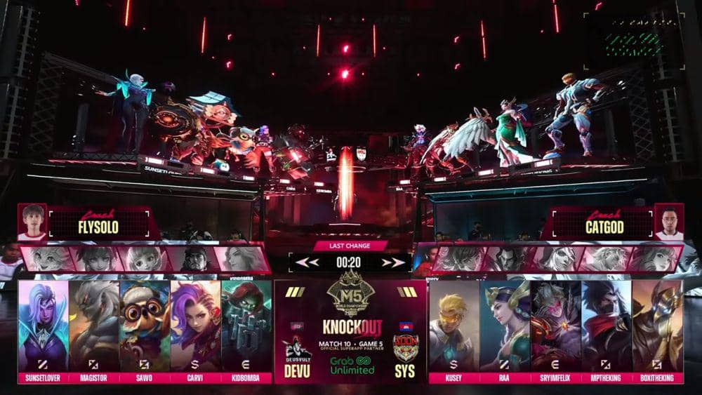 pemilihan hero sangat krusial. (youtube.com/MPL Indonesia)