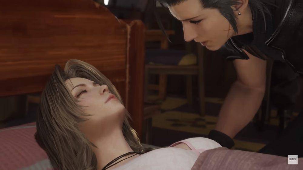 Zack Fair bertemu Aerith Gainsborough di Final Fantasy VII Rebirth. (dok. Square Enix/Final Fantasy VII Rebirth)