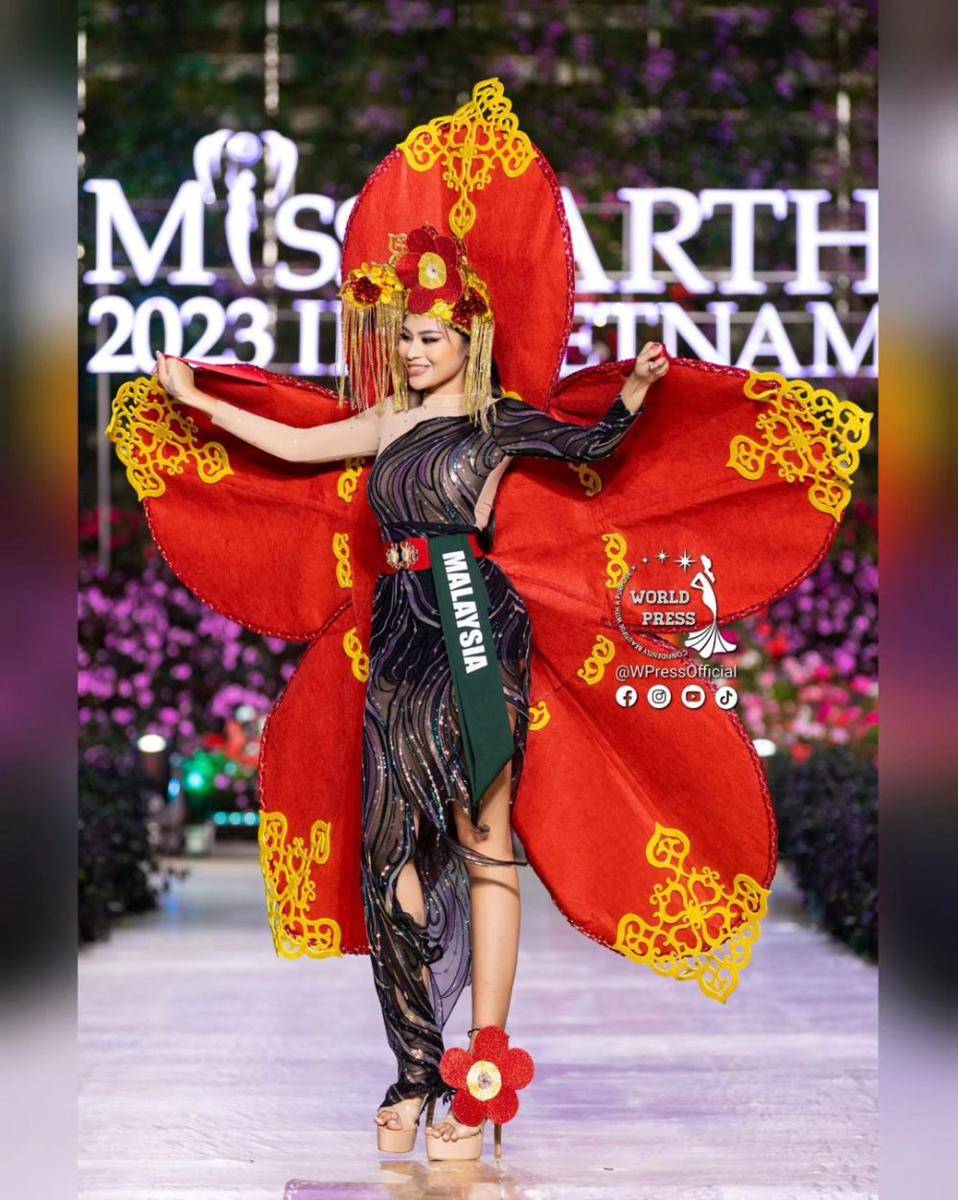 Miss Earth Malaysia 2023, Nadira Isaac (instagram.com/wpressofficial)