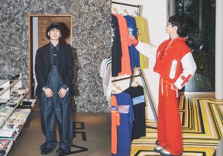 outfit oversize ala Wonwoo SEVENTEEN (instagram.com/everyone_woo)