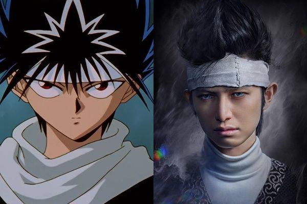 potret perbandingan karakter Yu Yu Hakusho (dok. Shueisha | dok. Netflix)