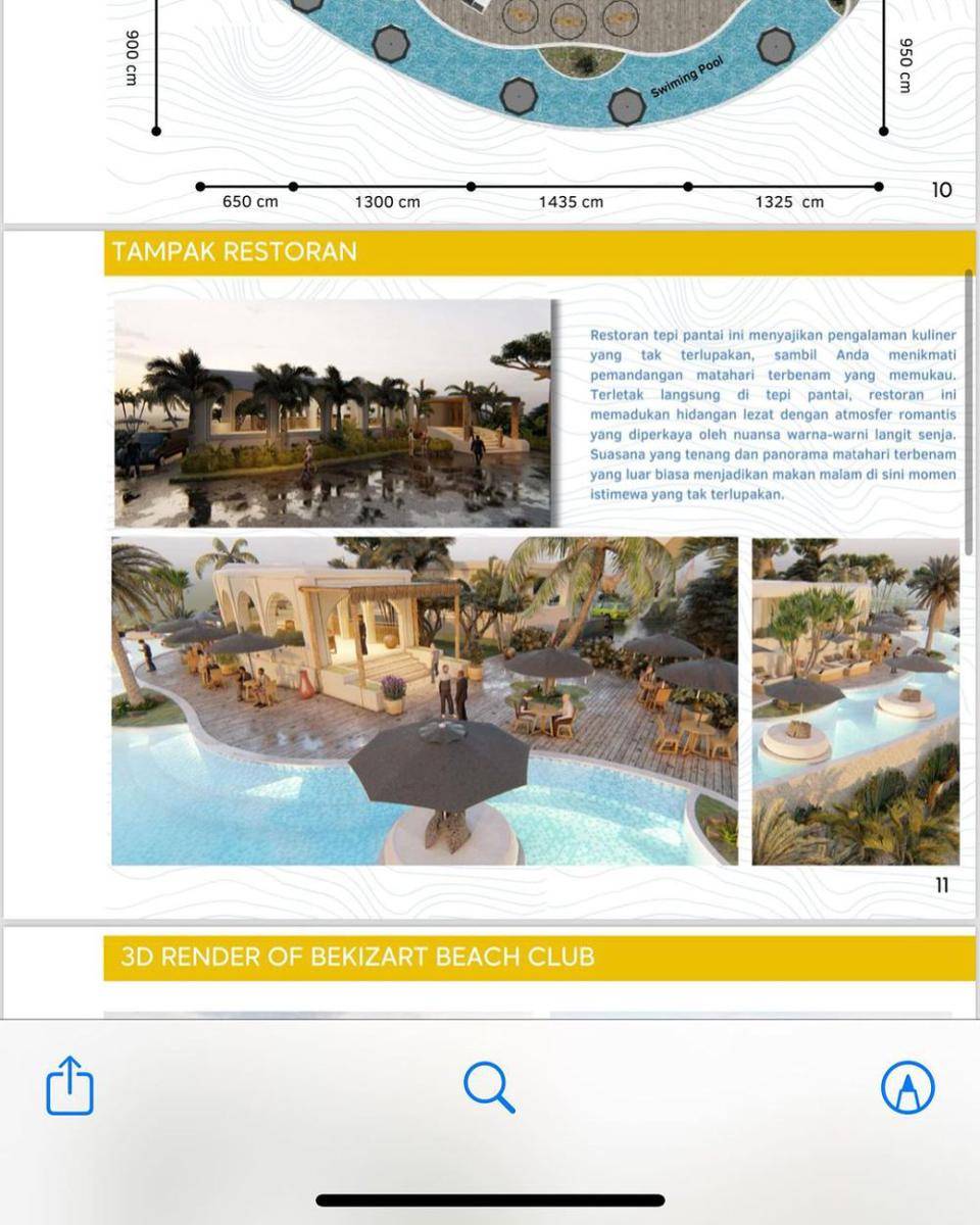 potret desain beach club Raffi Ahmad di Gunung Kidul, Yogyakarta (instagram.com/raffinagita1717)