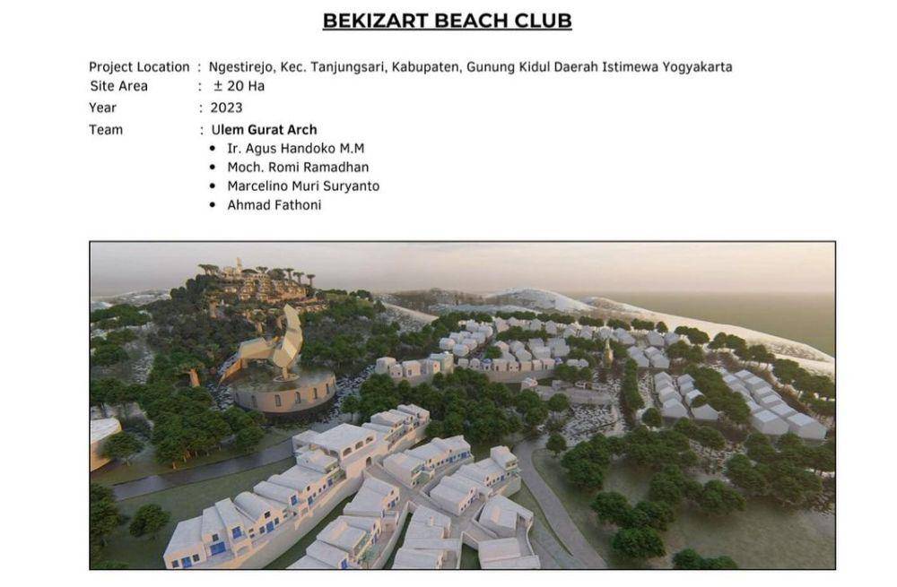 potret desain beach club Raffi Ahmad di Gunung Kidul, Yogyakarta (instagram.com/raffinagita1717)