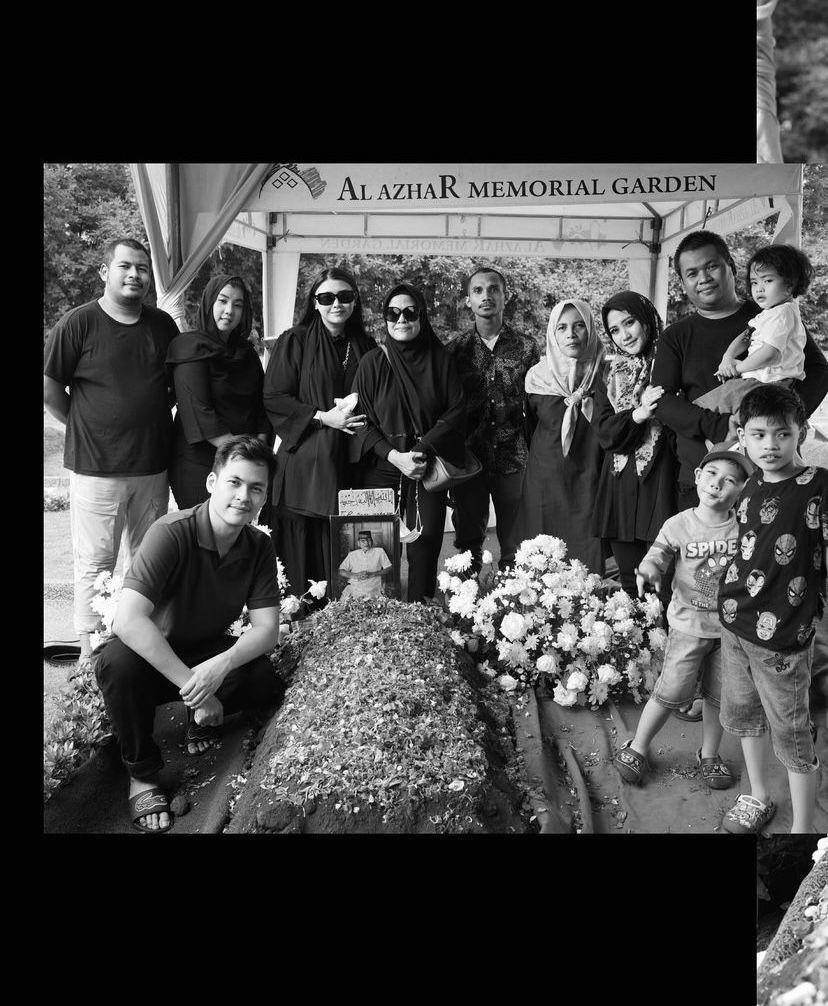 potret Clarissa Putri hadiri pemakaman ayah Dipha yang baru meninggal dunia (Instagram.com/clarissaputri_)